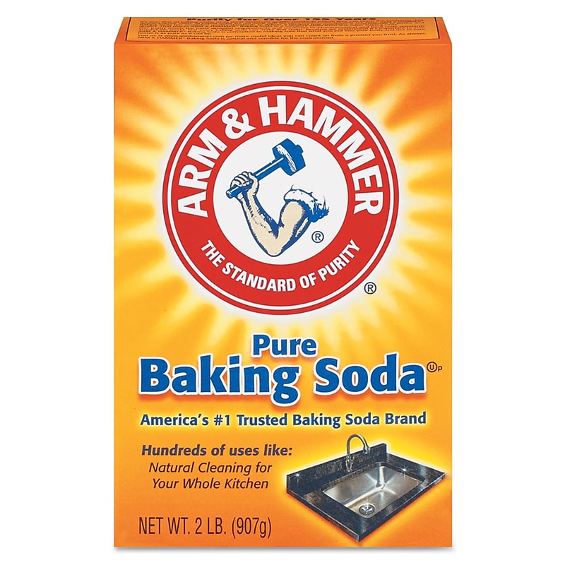 Arm & Hammer Pure Baking Soda, 2 Lbs, 12/CT (CDC33200-01140) image 1