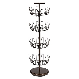 Household Essentials Steel Revolving Shoe Tree, Antique Bronze (2139-1)