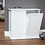 Household Essentials Tilt-Out Laundry Sorter Cabinet with Shutter Front, White (18411-1)~#|#~m001925310_sc7