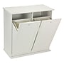 Household Essentials Tilt-Out Laundry Sorter Cabinet with Shutter Front, White (18411-1)~#|#~m001925312_sc7