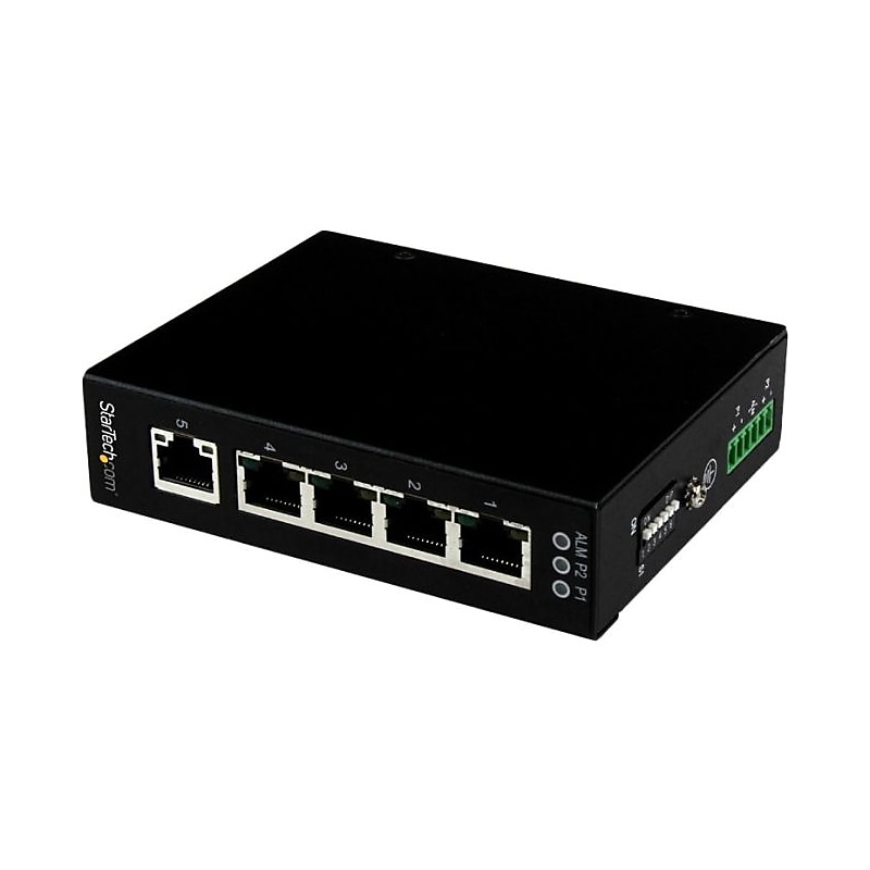 StarTech 5-Port Gigabit Ethernet Unmanaged Switch, Black (IES51000) image 1