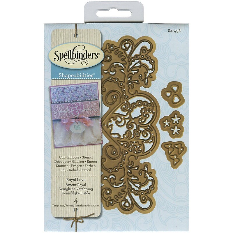 Spellbinders® Royal Love Shapeabilities Die, Brown image 1