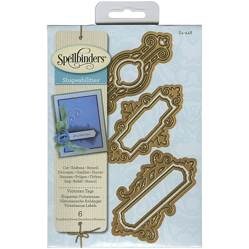 Spellbinders® Victorian Tags Shapeabilities Die, Gold image 1
