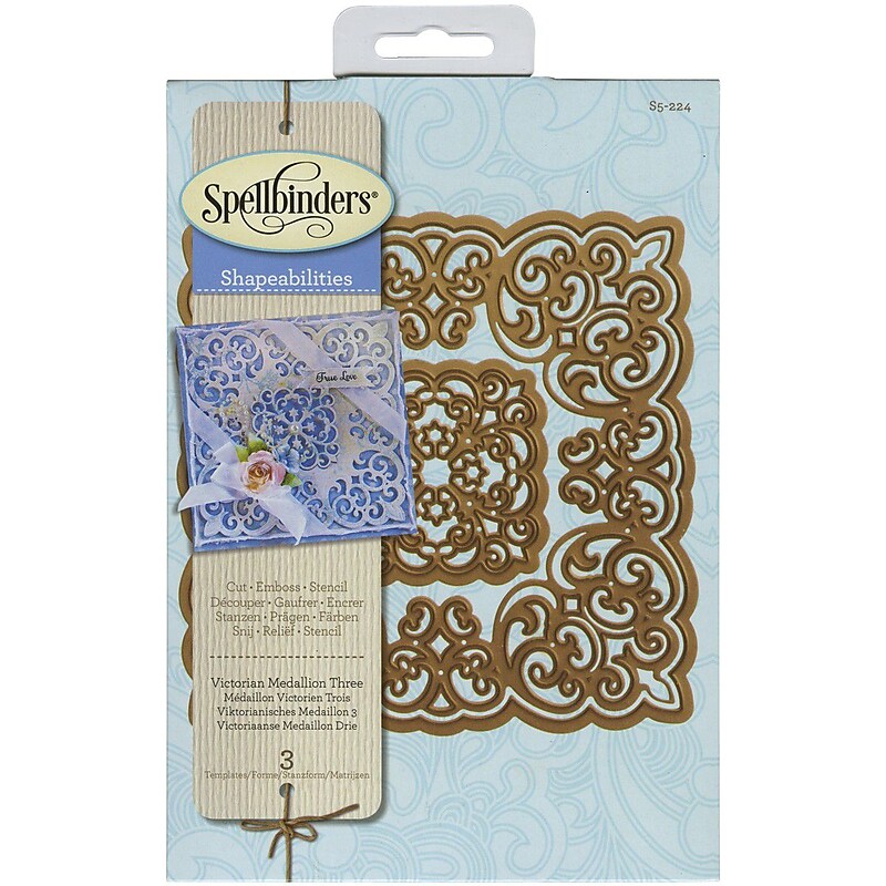 Spellbinders® Victorian Medallion 3 Shapeabilities Die, Green image 1