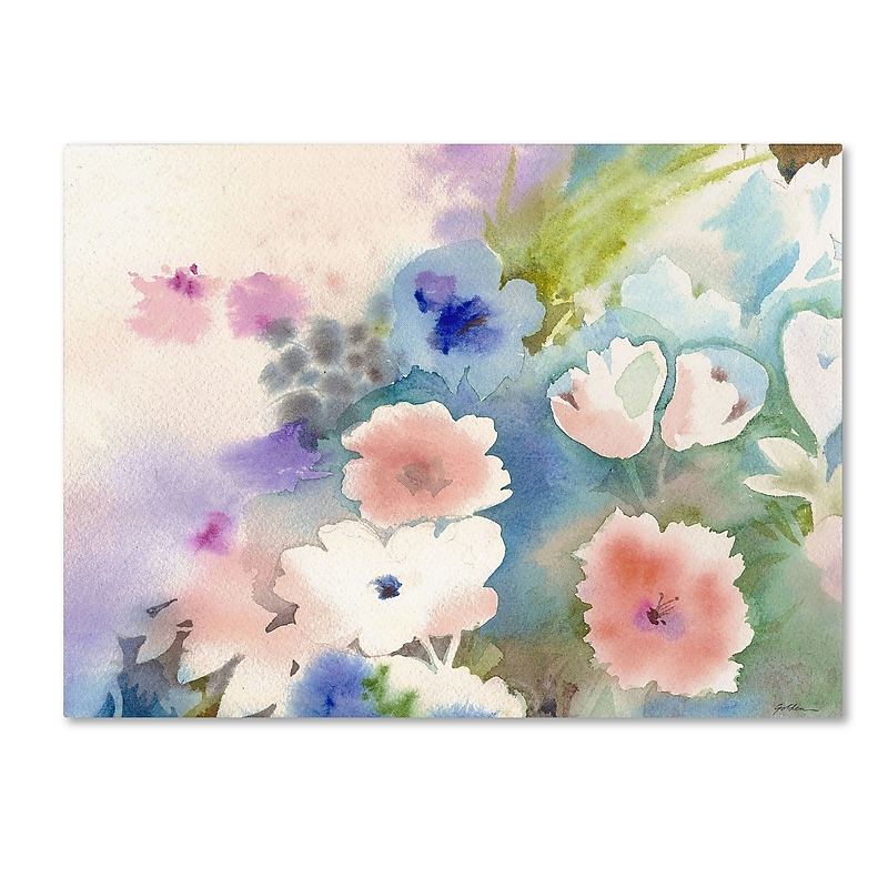 Trademark Fine Art SG5702-C3547GG "Mystic Garden" by Sheila Golden 35" x 47" Frameless Art image 1