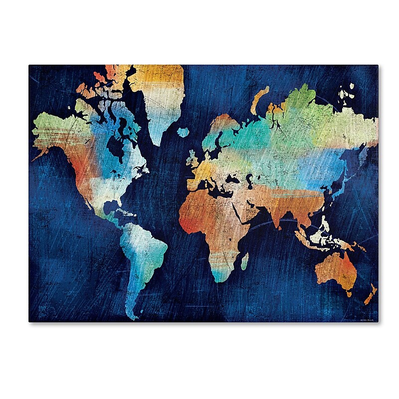 Trademark Fine Art WAP0123-C3547GG "Seasons Change" by Michael Mullan 35" x 47" Frameless art image 1