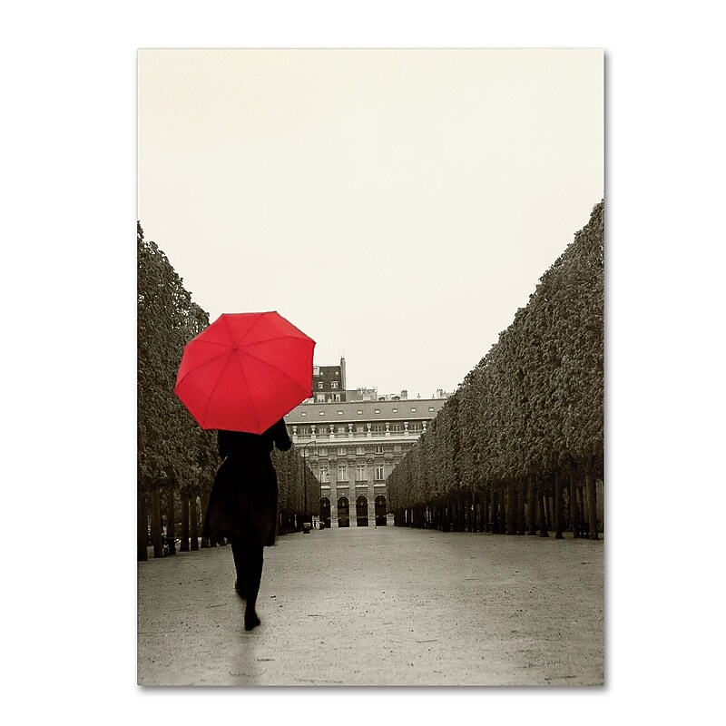 Trademark Fine Art WAP0132-C3547GG "Paris Stroll I Feet" by Sue Schlabach 47" x 35" Frameless Art image 1