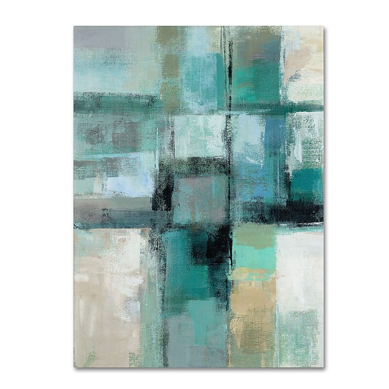 Trademark Fine Art WAP0130-C1824GG "Island Hues Crop I" by Silvia Vassileva 24" x 18" Frameless Art image 1