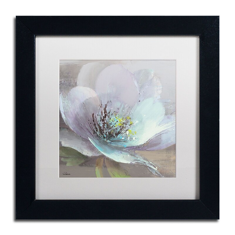 Trademark Fine Art WAP0089-B1111MF "Jump III" by Albena Hristova 11" x 11" Framed Art, White Matted image 1