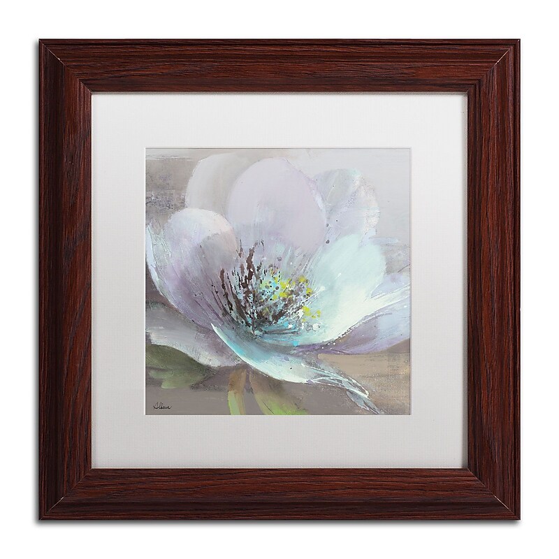 Trademark Fine Art WAP0089-W1111MF "Jump III" by Albena Hristova 11" x 11" Framed Art, White Matted image 1