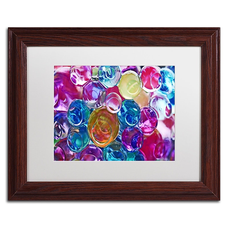 Trademark Fine Art BC0119-W1114MF Dream in Colour by Beata Czyzowska Young 11x14 FRM Art, WHT MTD image 1