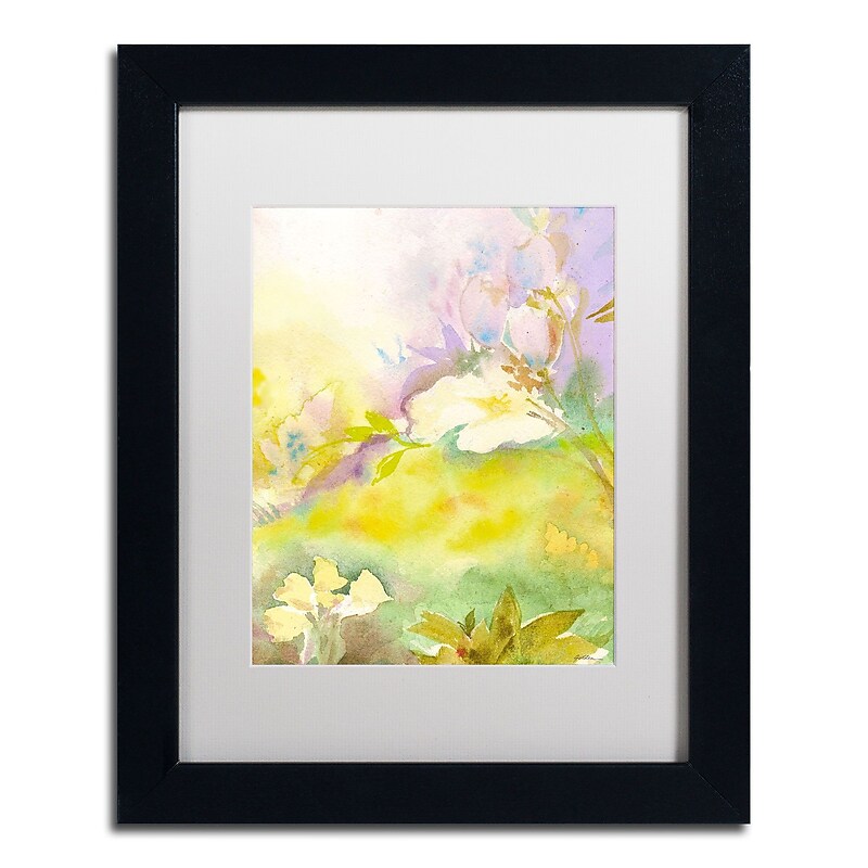 Trademark Fine Art SG5701-B1114MF "Enchanted" by Sheila Golden 14" x 11" Framed Art, White Matted image 1
