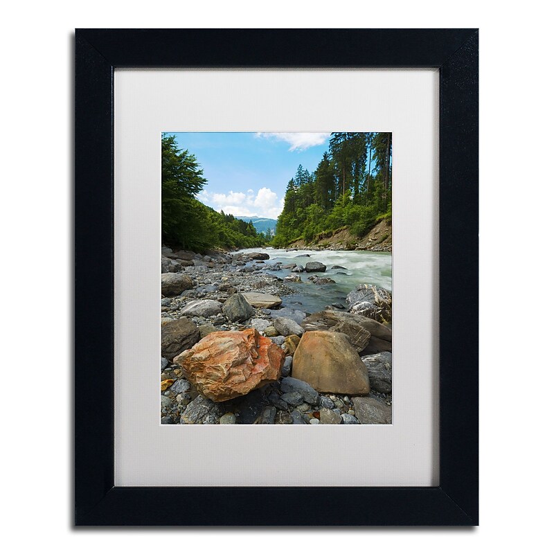 Trademark Fine Art PSL0310-B1114MF "Isolated" by Philippe Sainte-Laudy 11" x 14" Framed Art, WHT MTD image 1