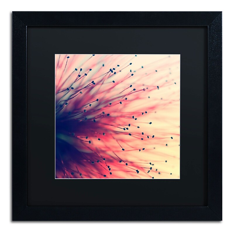 Trademark Fine Art BC0127-B1616BMF Into the Future by Beata Czyzowska Young 16x16 FRM Art, BLK MTD image 1