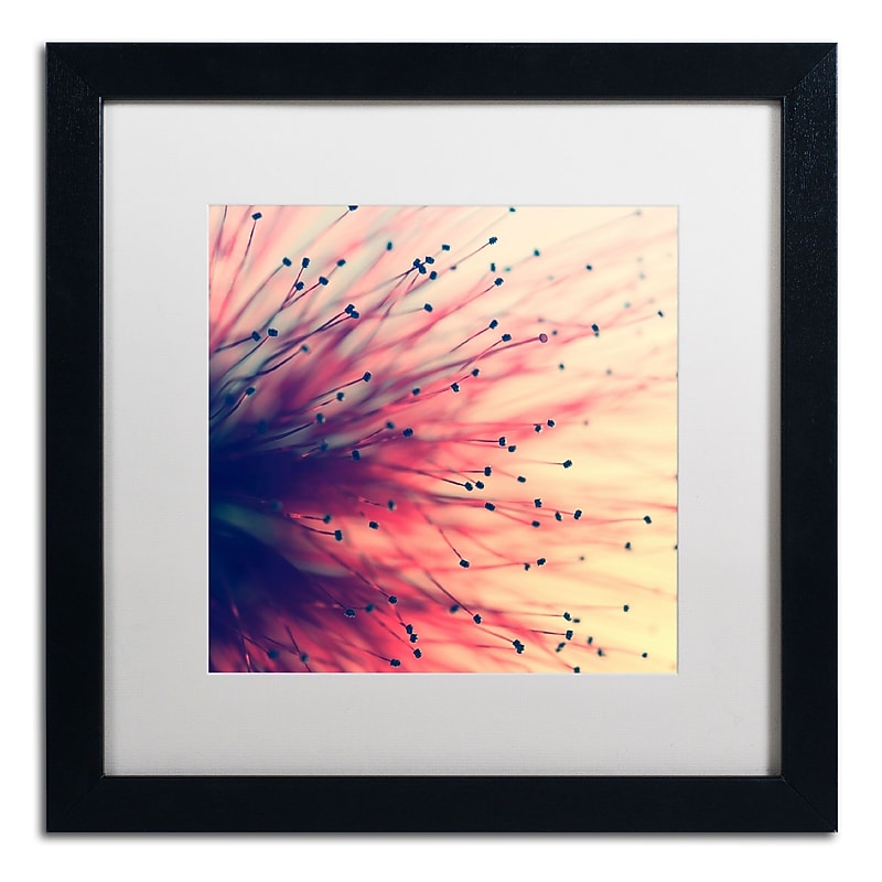 Trademark Fine Art BC0127-B1616MF Into the Future by Beata Czyzowska Young 16x16 FRM Art, WHT MTD image 1