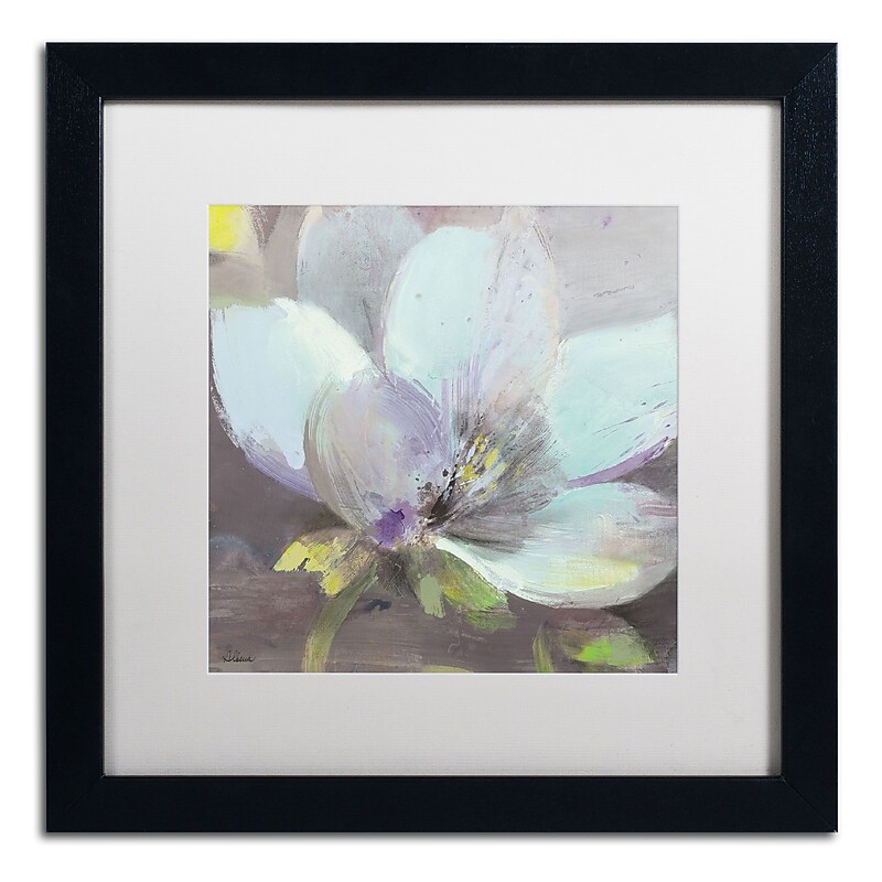 Trademark Fine Art WAP0088-B1616MF "Jump II" by Albena Hristova 16" x 16" Framed Art, White Matted image 1