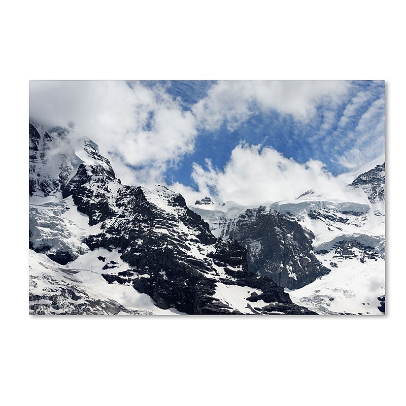 Trademark Fine Art PSL0311-C3047GG Jungfraujoch Switzerland by Philippe Sainte-Laudy 30x47 FRMLS Art image 1