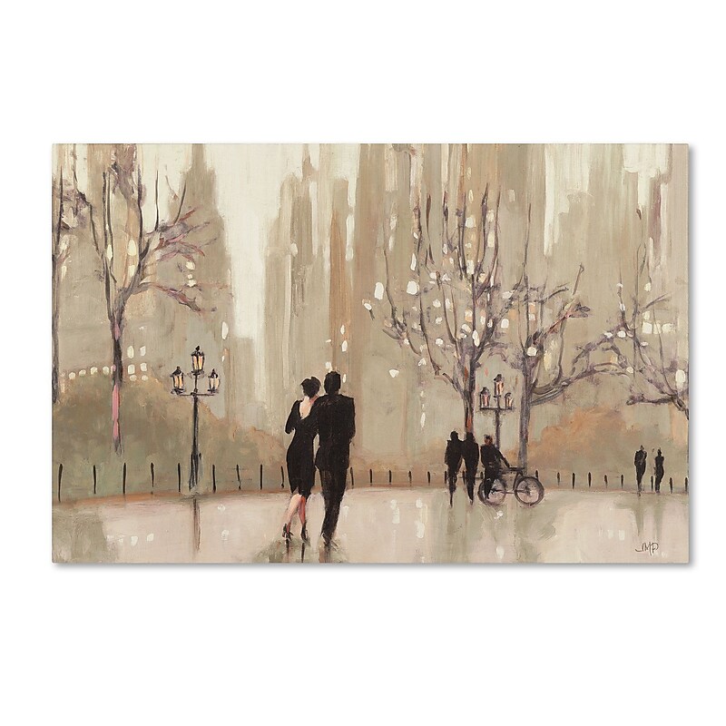 Trademark Fine Art WAP0111-C3047GG "An Evening Out Neutral" by Julia Purinton 30" x 47" FRMLS Art image 1