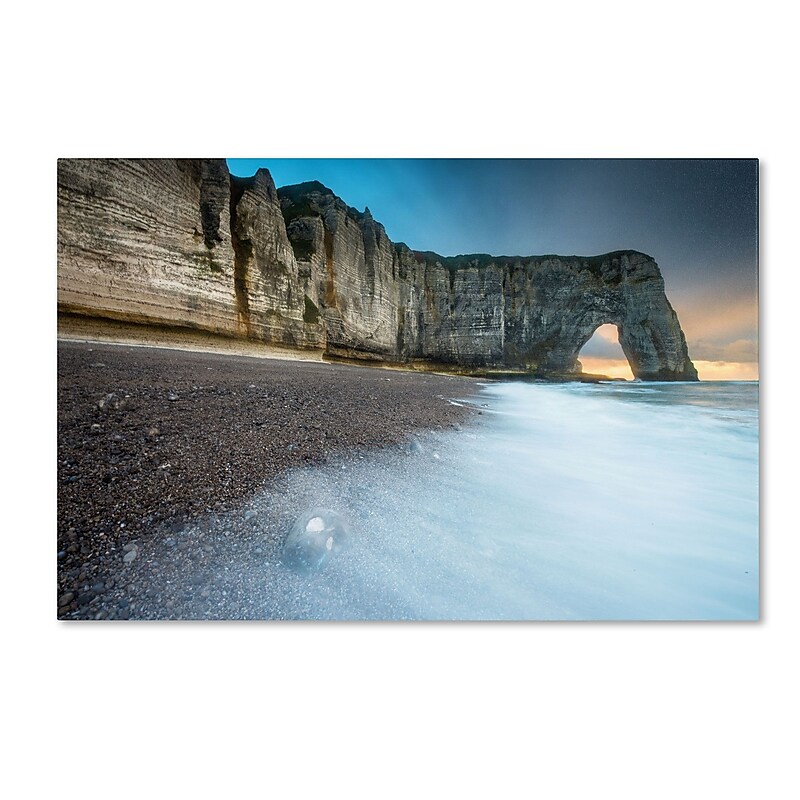 Trademark Fine Art RV0019-C2232GG "Gate to the Ocean" by Mathieu Rivrin 22" x 32" Frameless Art image 1