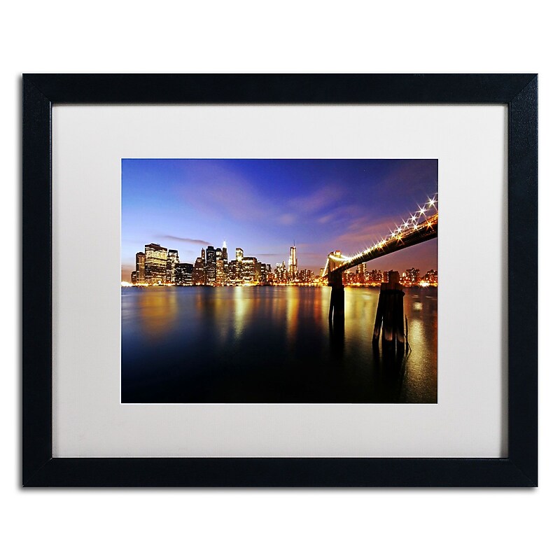 Trademark Fine Art MZ045-B1620MF "That's the Way it is" by CATeyes 16" x 20" Framed Art, WHT MTD image 1