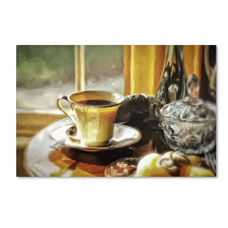 Trademark Fine Art LBR0244-C3047GG "Breakfast is Ready" by Lois Bryan 30" x 47" Frameless Art image 1