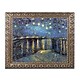 Trademark Fine Art BL0383-G1620F "The Starry Night II" by Vincent van Gogh 16" x 20" Framed Art