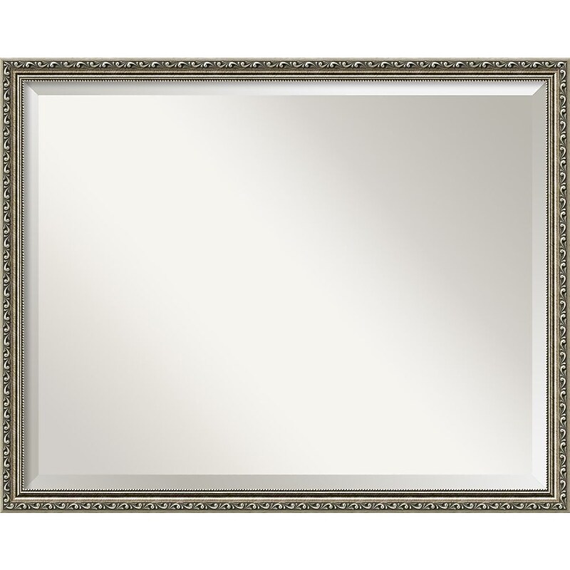 Amanti Art Parisian DSW1290278 Wall Mirror 23.88"H x 29.88"W, Silver image 1