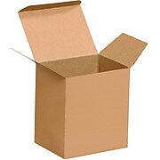 4.5" x 3.5" x 5" Reverse Tuck Folding Cartons, Brown, 250/Carton (RTS89)