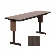 Correll 60 inch High Pressure Laminate & Particle Board Panel Leg Folding Table,... by