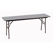 Correll 60 inch Metal, Particle Board & Laminate Folding Seminar Table, Gray Granite by