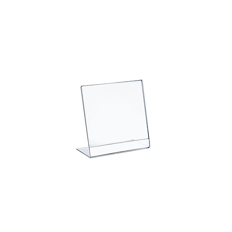 Azar Displays Plastic L Shape Sign Holder 10/Pack image 1