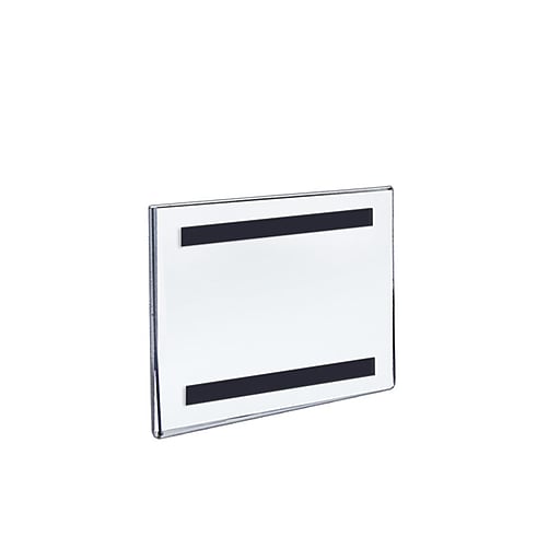 Azar Displays Wall-Mount U-Frame Acrylic Sign Holders