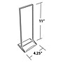 Azar Sign Holder, 11" x 4.25", Vertical, Clear Acrylic, 10/Pack (142745)~#|#~m002063711_sc7