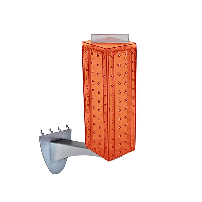 Azar 12 x 4-inch Orange Pegboard Extension Display image 1