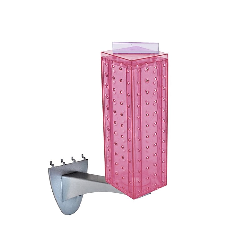 Azar 12" x 4" Pegboard Extension Display, Pink (700231-PNK) image 1
