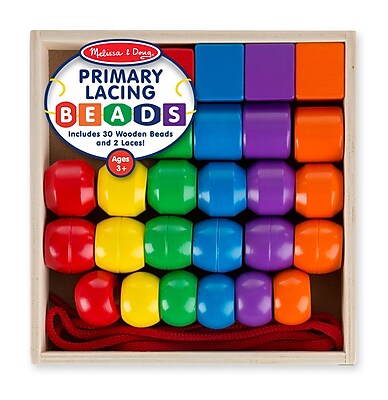 tidlo nature lacing beads