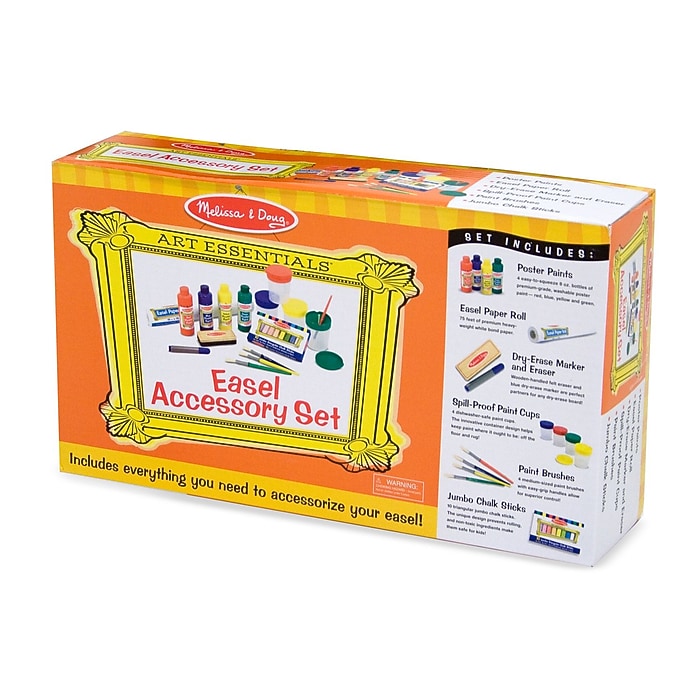 Melissa Doug Easel Accessory Set, Assorted Colors, 6/Pack (4145