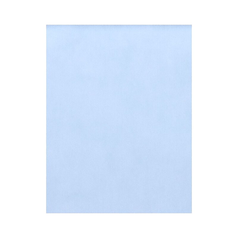 LUX Colored 8.5" x 11" Business Paper, 32 lbs., Baby Blue, 250 Sheets/Pack (81211-P-08-250) image 1