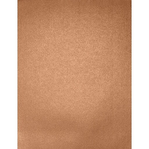 LUX 105 lb. Cardstock Paper, 8.5 x 11, Bronze Metallic, 250