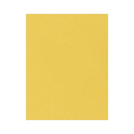 LUX 8.5" x 11" Business Paper, 28 lbs., Goldenrod Yellow, 50 Sheets