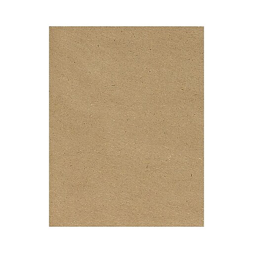 LUX 65 lb. Cardstock Paper, 8.5" x 11", Grocery Bag Brown, 50 Sheets