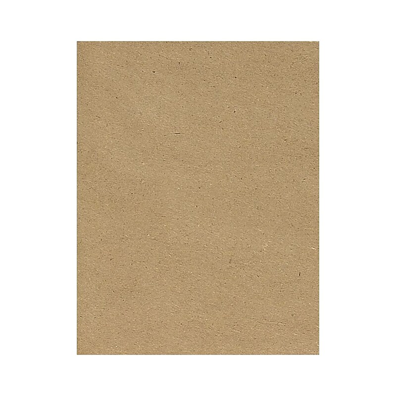 LUX 65 lb. Cardstock Paper, 8.5" x 11", Grocery Bag Brown, 1000 Sheets/Pack (81211-C-46-1000) image 1