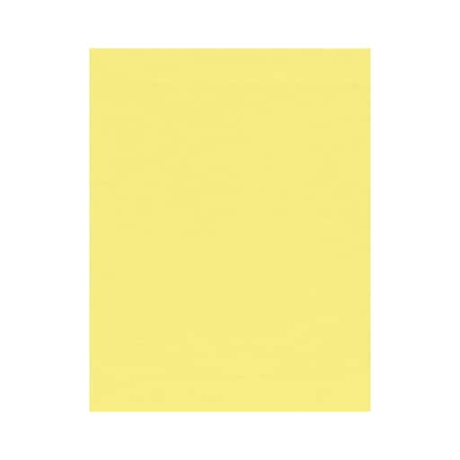 Lux Cardstock 8.5 x 11 inch Pastel Canary Yellow 50/Pack at Staples