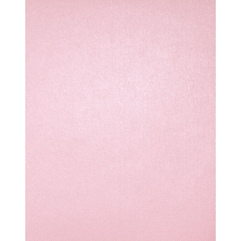 LUX Colored 8.5" x 11" Business Paper, 32 lbs., Rose Quartz Pink Metallic, 50 Sheets/Pack (81211-P-75-50) image 1
