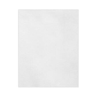 LUX Linen 100 lb. Cardstock Paper, 8.5" x 11", White Linen, 50 Sheets/Pack (81211-C-90-50)