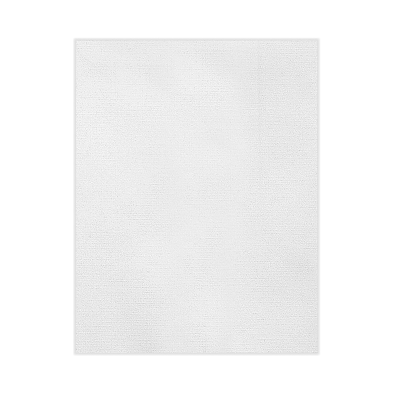 LUX Linen 110 lb. Cardstock Paper, 8.5" x 11", White Linen, 50 Sheets/Pack (81211-C-90-50) image 1
