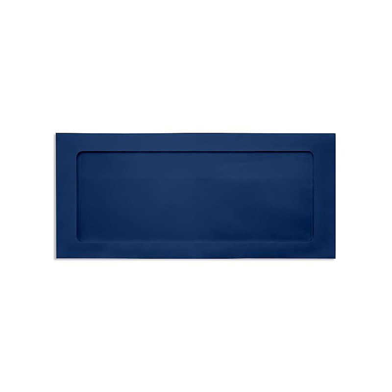 Lux Full Face #10 Window Envelopes, Navy 4 1/8 x 9 1/2 inch 50/Pack image 1