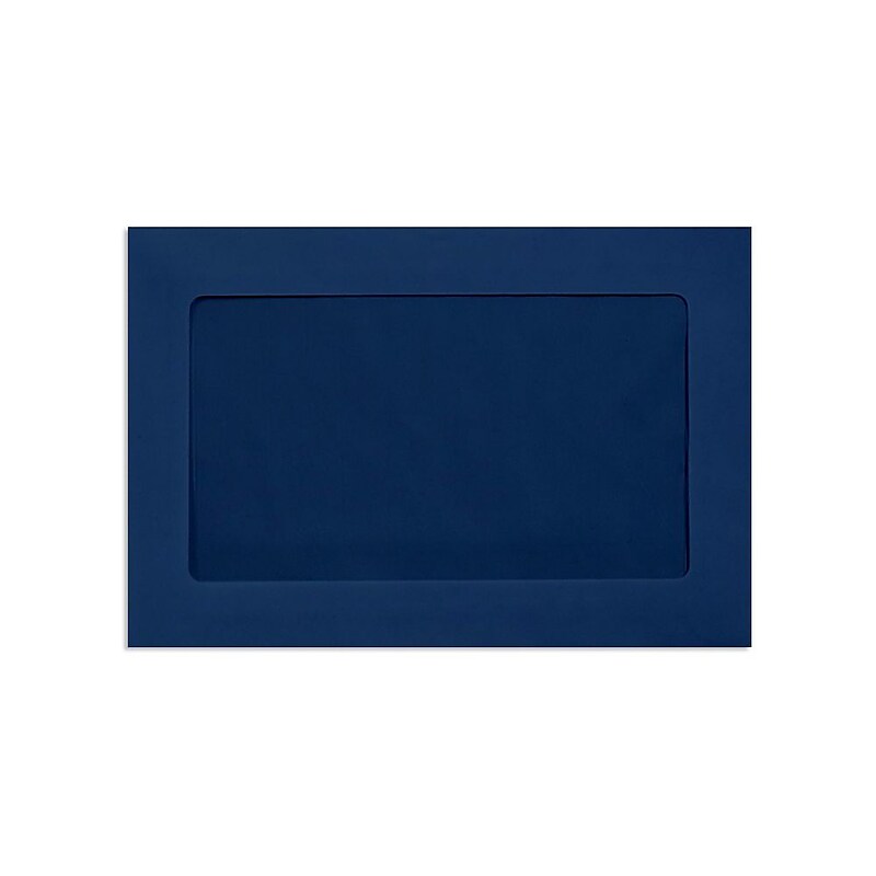 Lux Full Face #10 Window Envelopes Navy 6 x 9 inch 250/Pack image 1