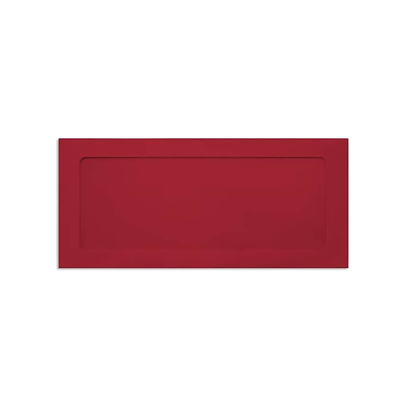Lux Full Face #10 Window Envelopes, Ruby Red 4 1/8 x 9 1/2 inch 50/Pack image 1