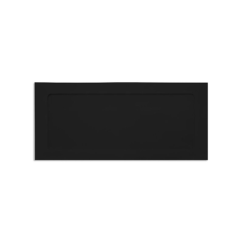LUX Self Seal #10 Window Envelope, 4 1/8" x 9 1/2", Midnight Black, 250/Pack (FFW-10-B-250) image 1